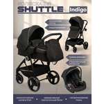 Коляска трансформер Indigo Shuttle черный