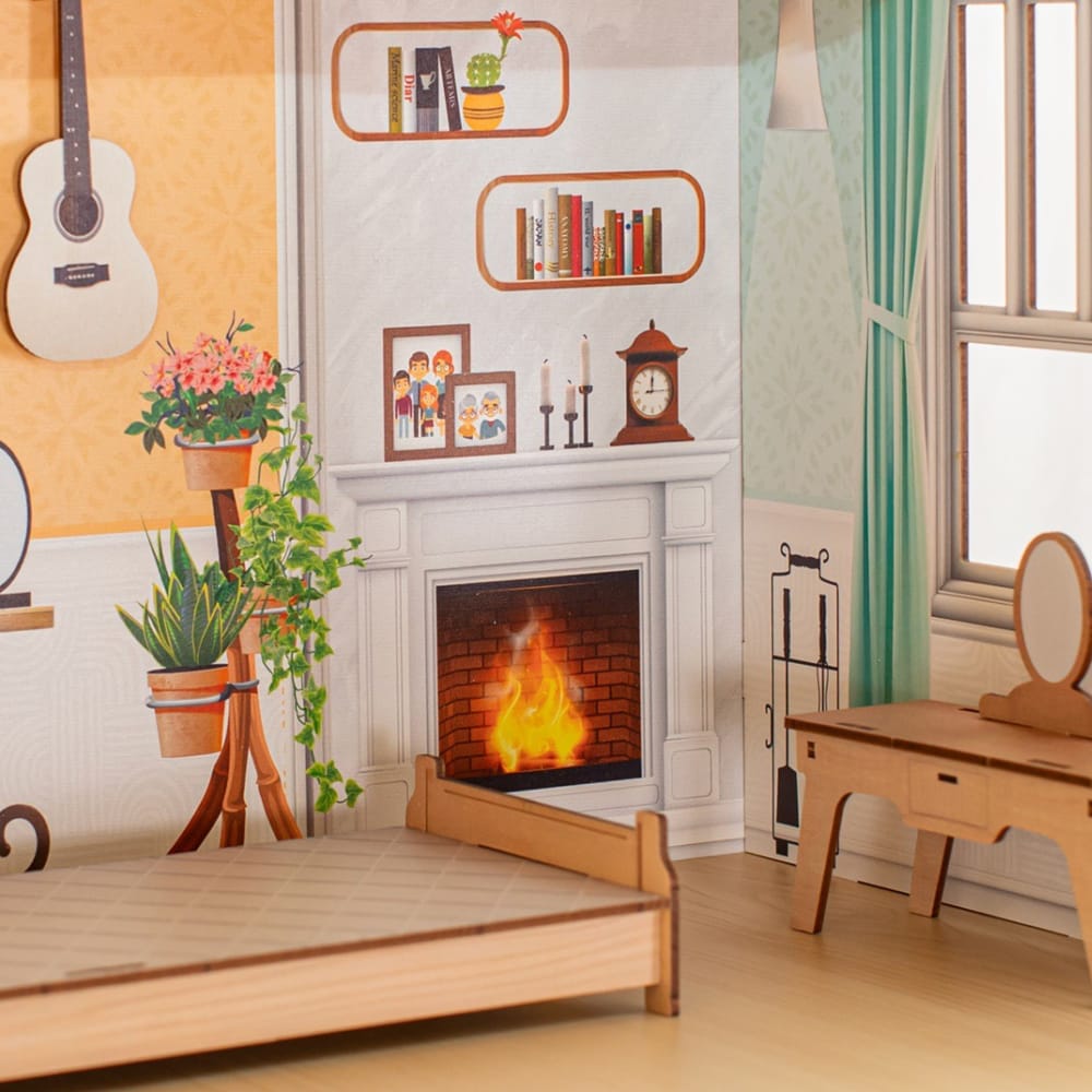 Домик для кукол M-WOOD 105 см с мебелью 3032 - фото 8