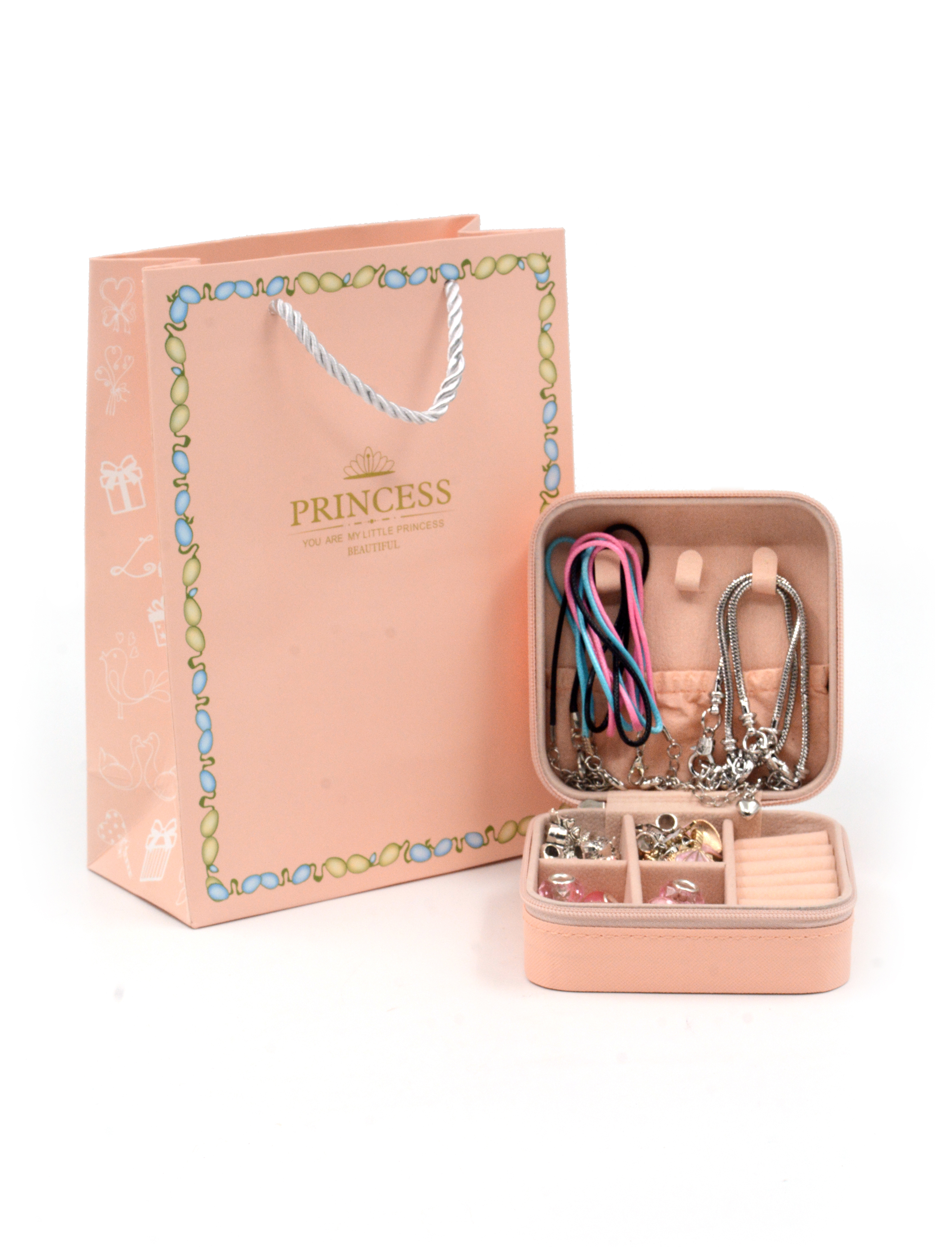 Набор для творчества Madliani бисер для создания украшений розовый - фото 10