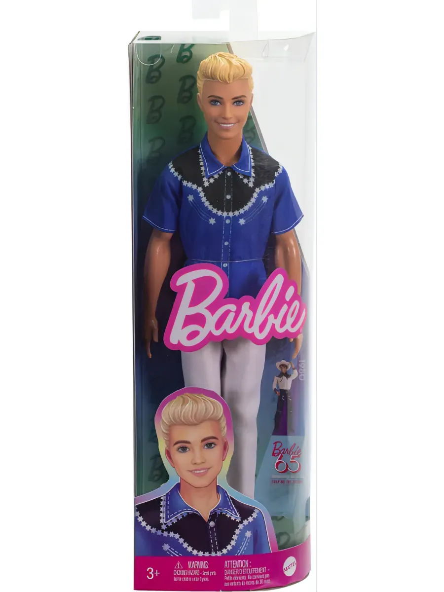 Изображение товара Кукла Ken Fashionistas Western 80s Barbie Изображение товара Кукла Ken Fashionistas Western 80s Barbie