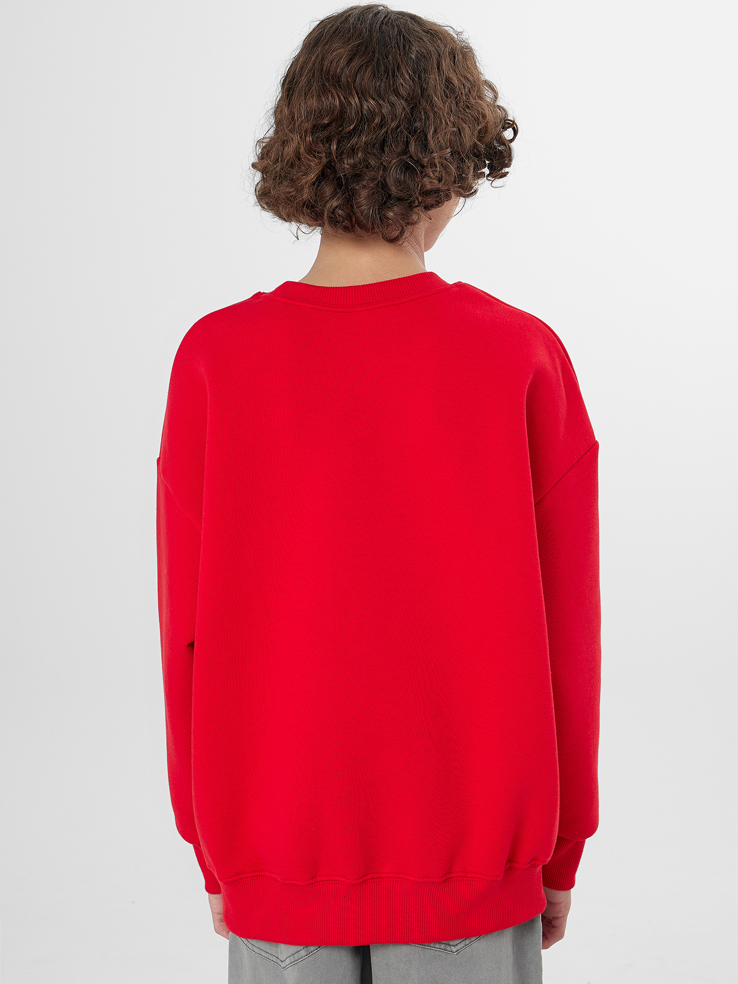 Свитшот Mark Formelle (Марк Формэль) 123437/1/красный +печать1 - фото 3