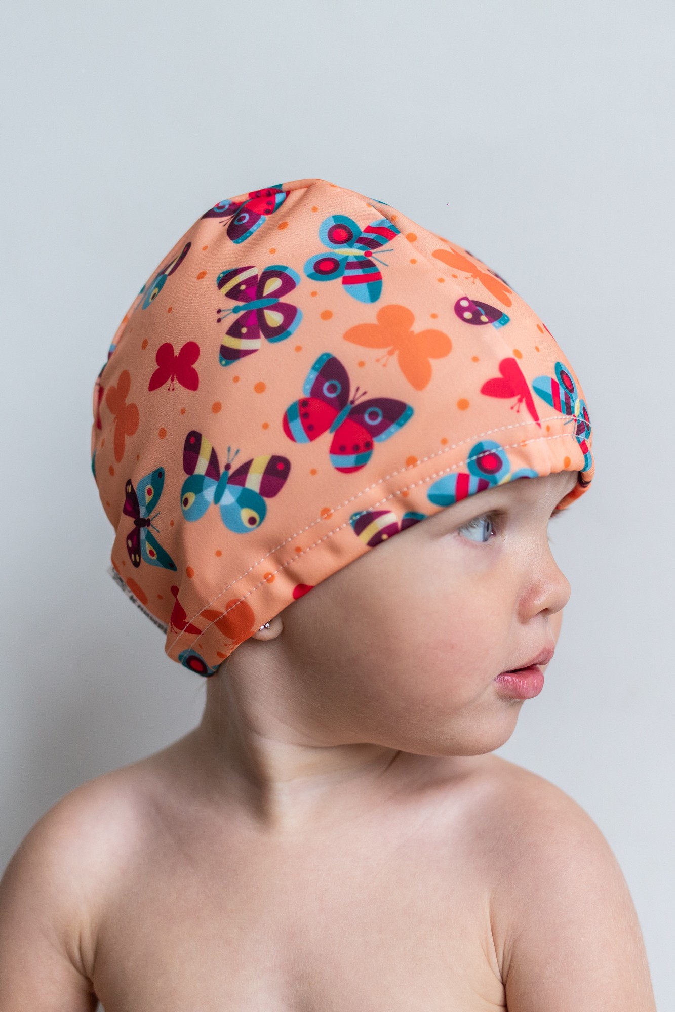 Шапочка для плавания Мамин Я Бабочки размер 3-6 лет - фото 7
