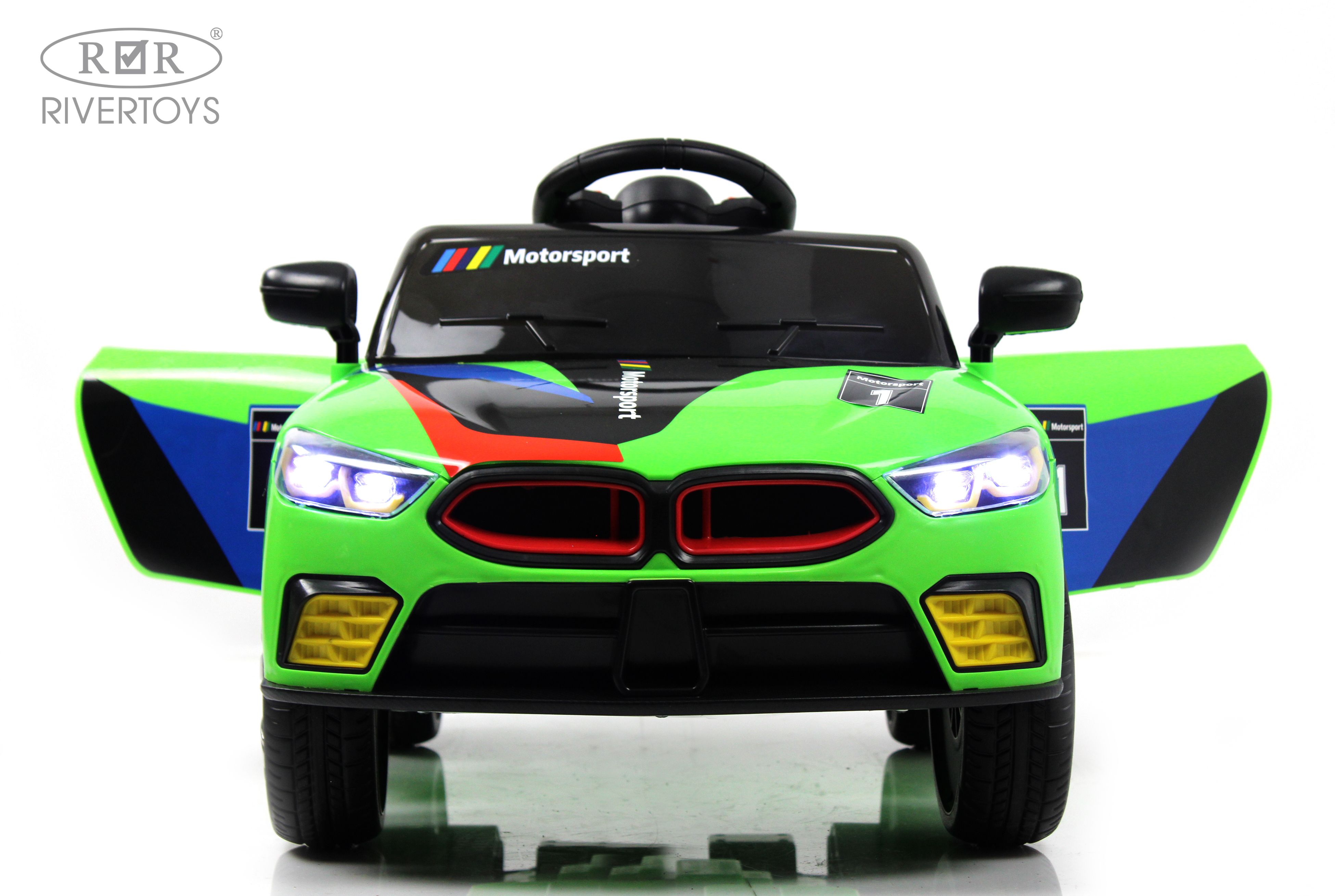 Электромобиль RIVERTOYS F444FF-GREEN С пультом ДУ - фото 15