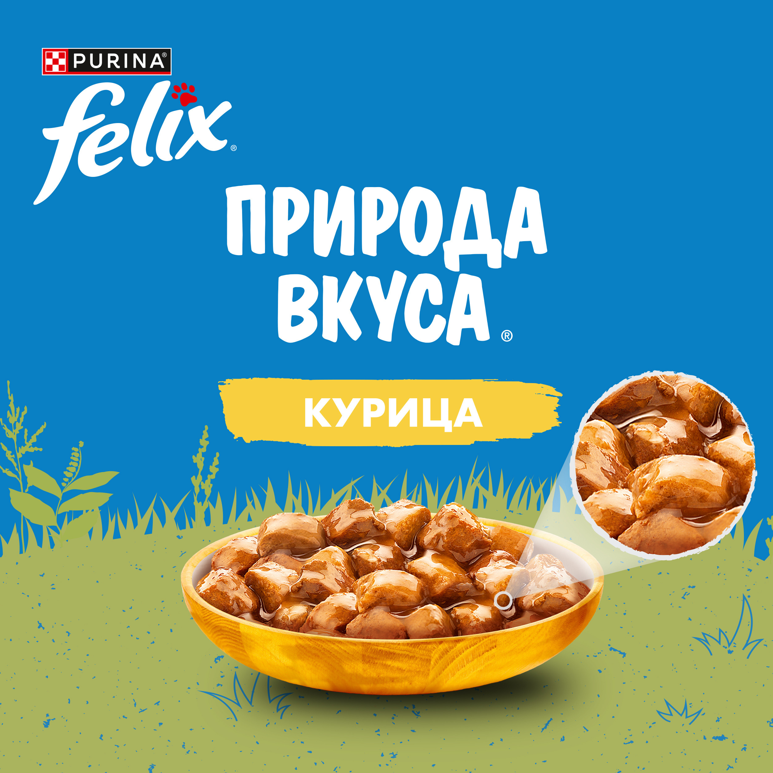 Корм для кошек Felix 75г для взрослых с курицей в соусе - фото 10