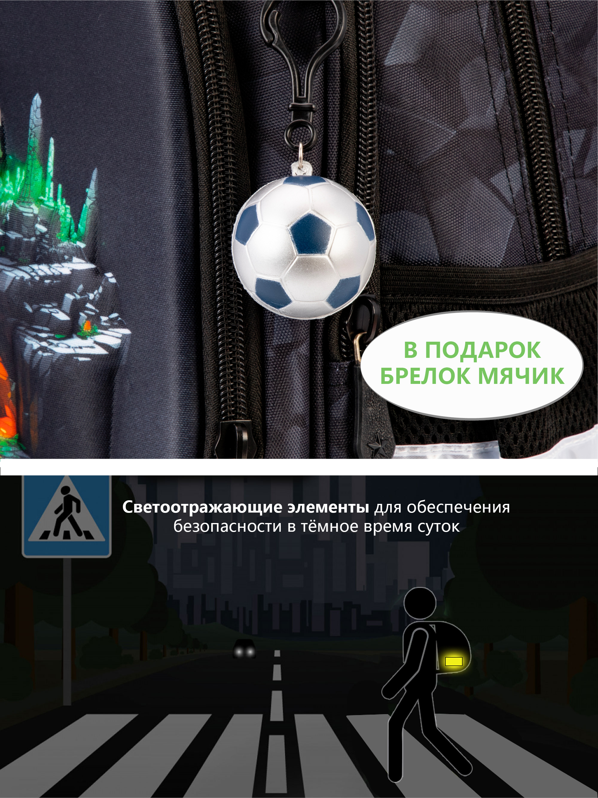 Рюкзак School Standard первокласснику набор 4 в 1 - фото 13