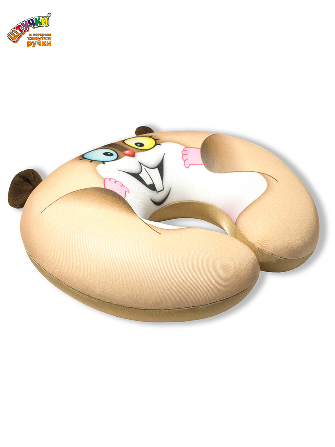 Подушка автомобильная Штучки к которым тянутся ручки Хомяк 25 x 22 см - фото 4