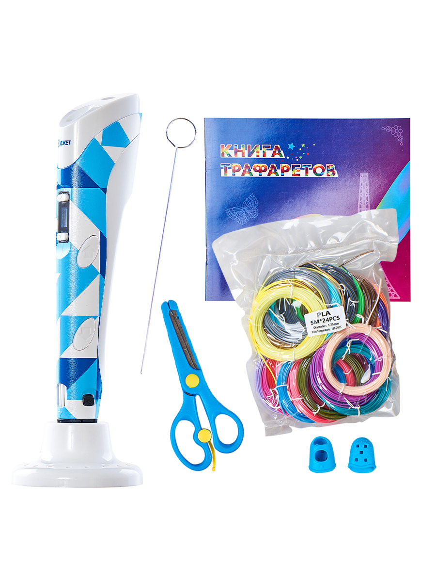 3D ручка Даджет Art с набором пластика 120м - фото 10