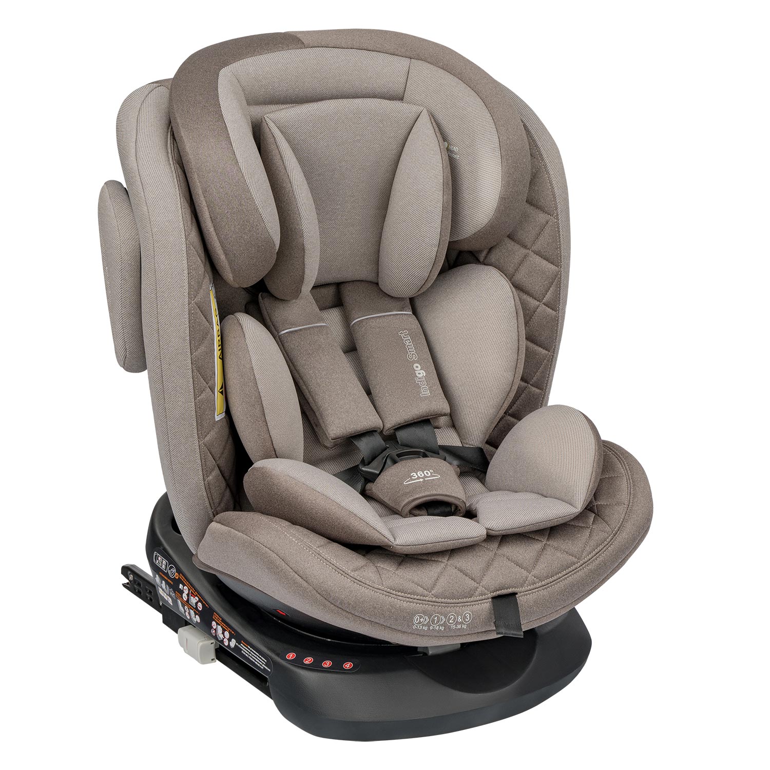 Автокресло Indigo SMART Isofix 0+/1/2/3 (0-36 кг) - фото 1