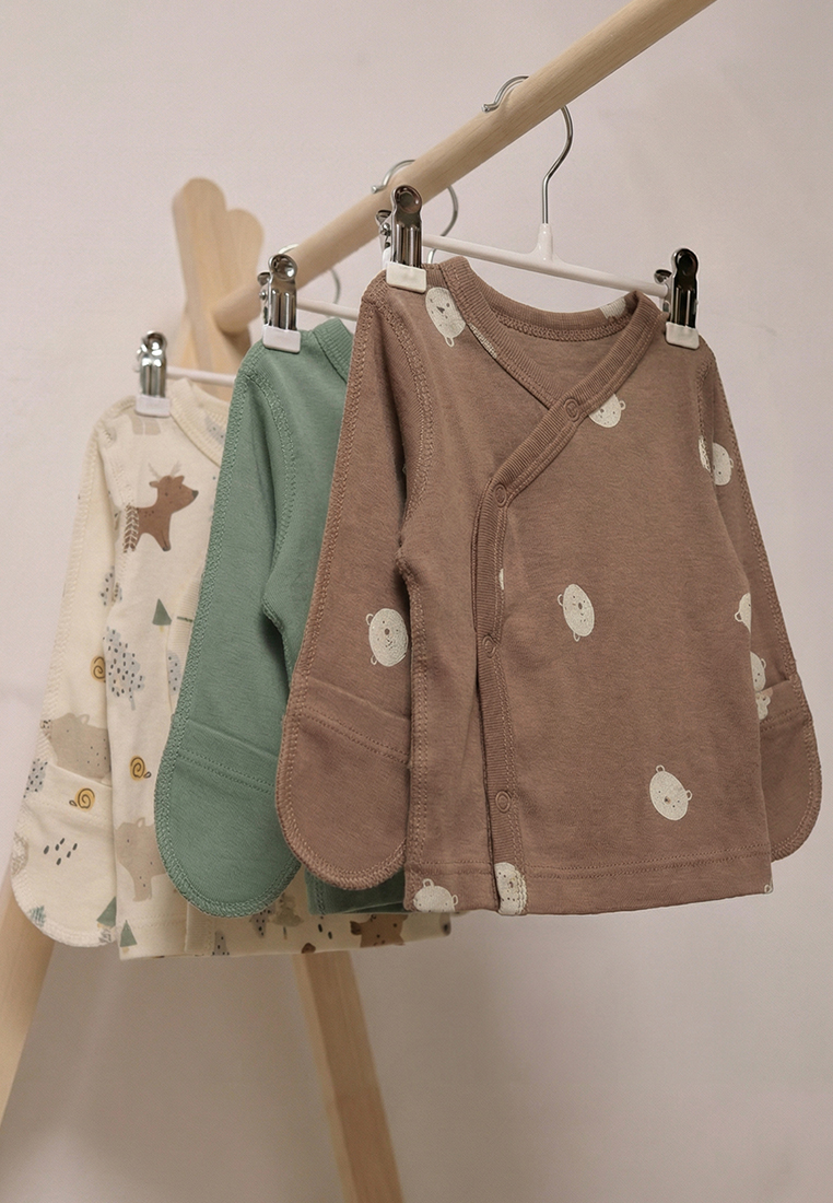 Распашонка 3 шт YOULALA 1204206001 - фото 2