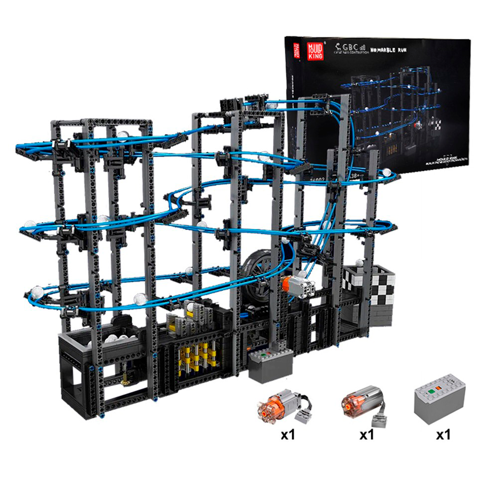 Конструктор Mould King Marble Run Забег шариков кинетический - фото 10