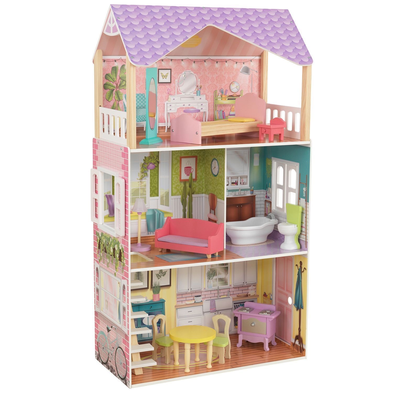 Домик для кукол KidKraft с мебелью 65959_KE - фото 13