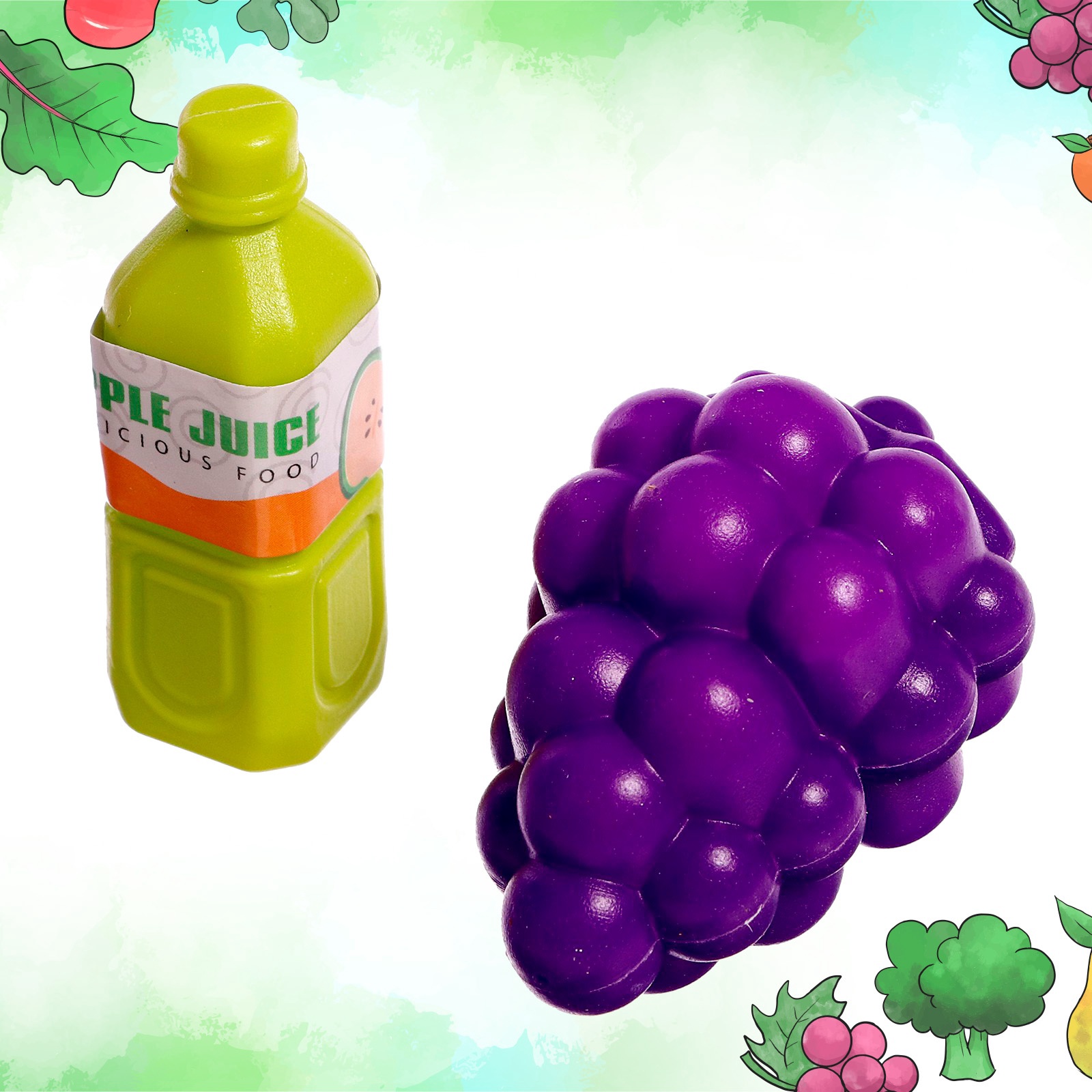 Игровой набор Sima-Land продукты, прилавок, касса, тележки и корзинки - фото 10
