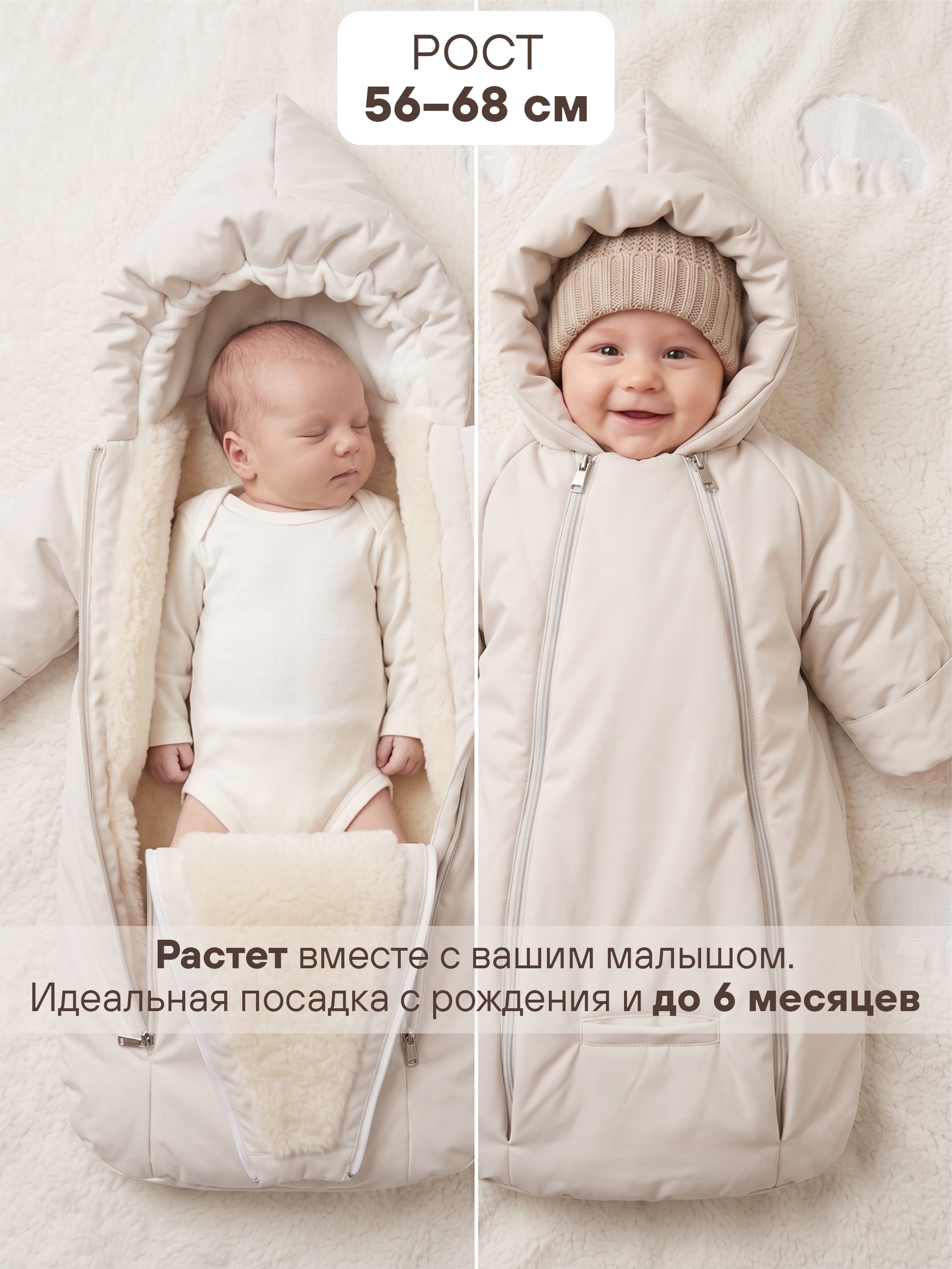 Конверт-комбинезон СОННЫЙ ГНОМИК 929/10 - фото 7