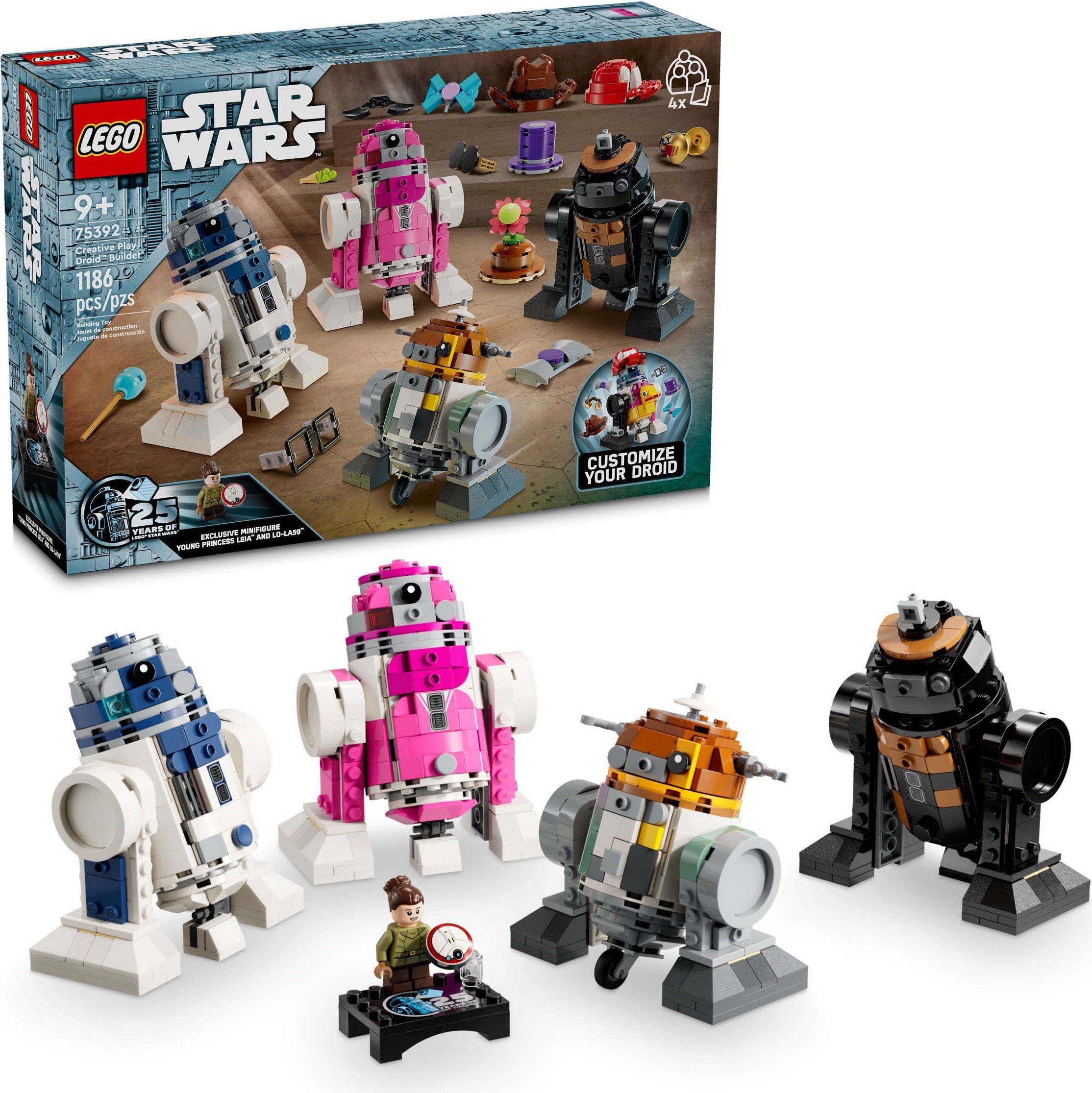 Конструктор LEGO Star Wars Набор для сборки дроидов 75392 1186 дет. - фото 2