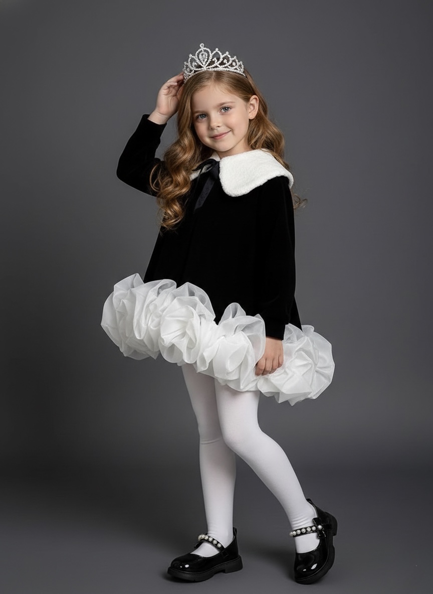 Платье Minilik ПлатьеНарядЧерное - фото 13