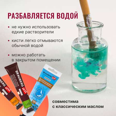 Краски масляные Brauberg