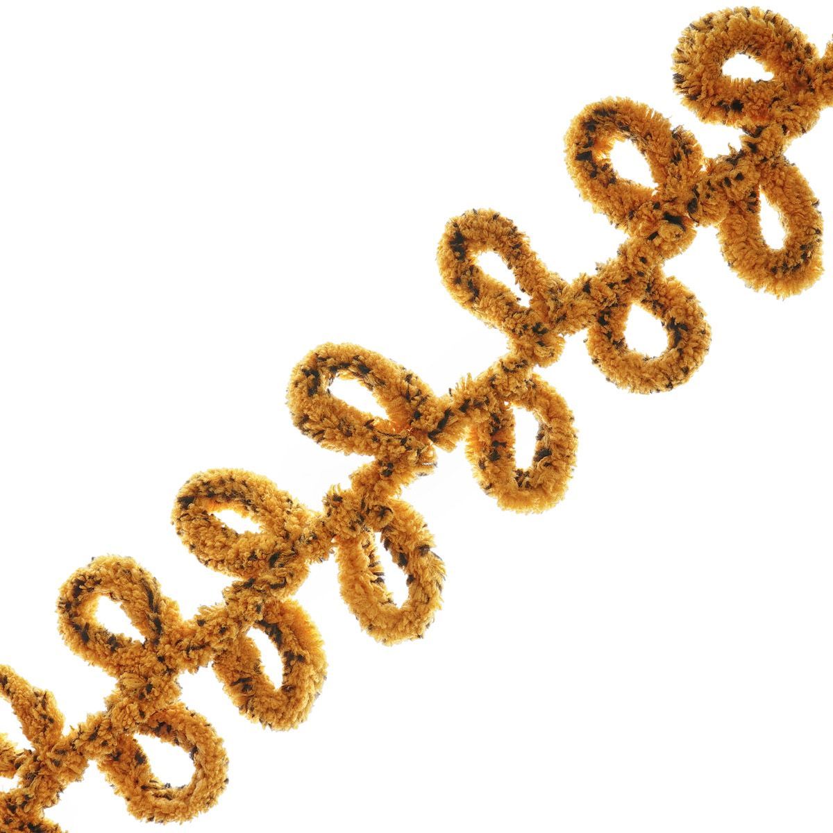 Пряжа для вязания Alize puffy 100 г 9 м микрополиэстер фантазийная плюшевая 717 Тигр 5 мотков - фото 4