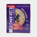 Каша протеиновая CHAMP овсяная со льном Черника 40г