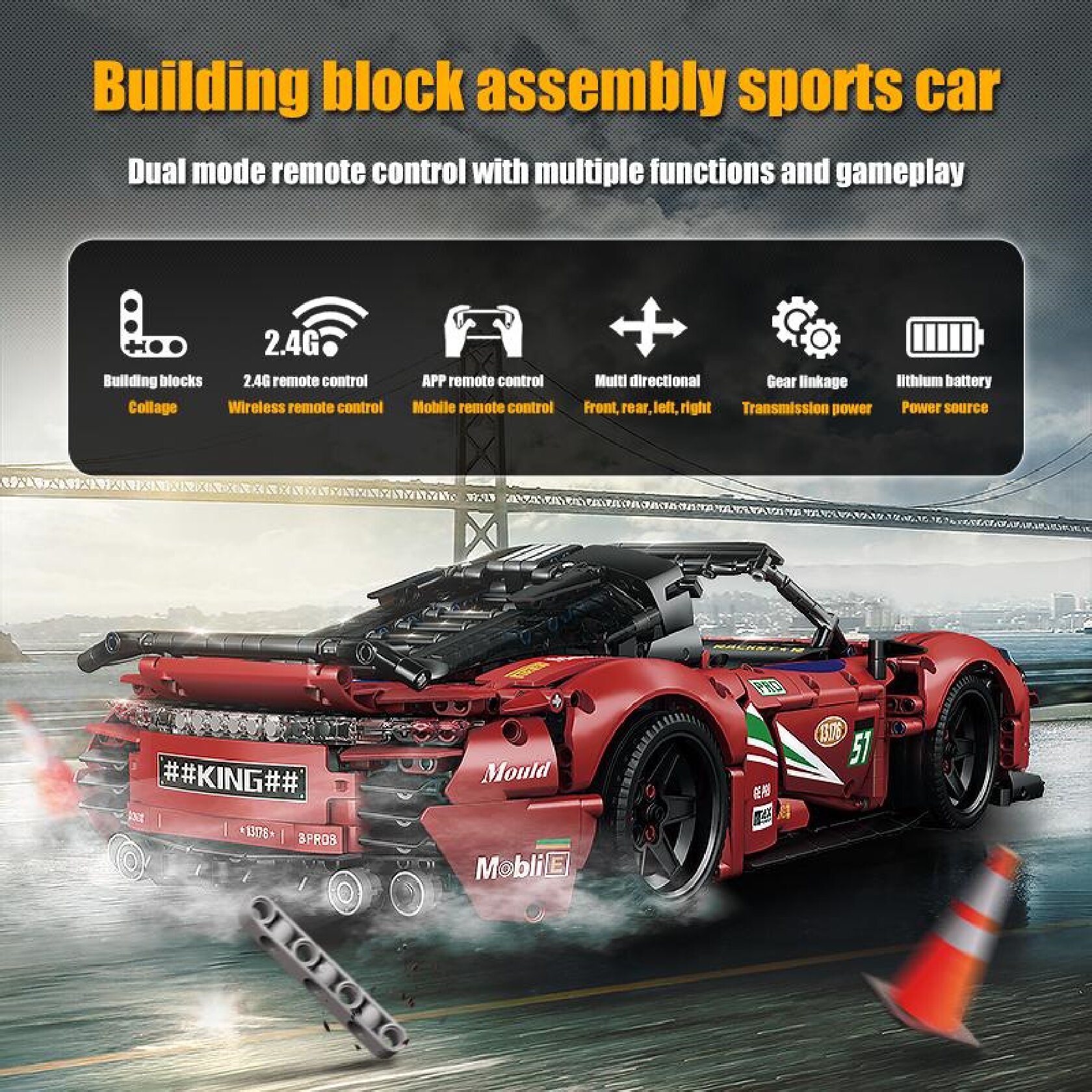 Конструктор Mould King Porsche - фото 13