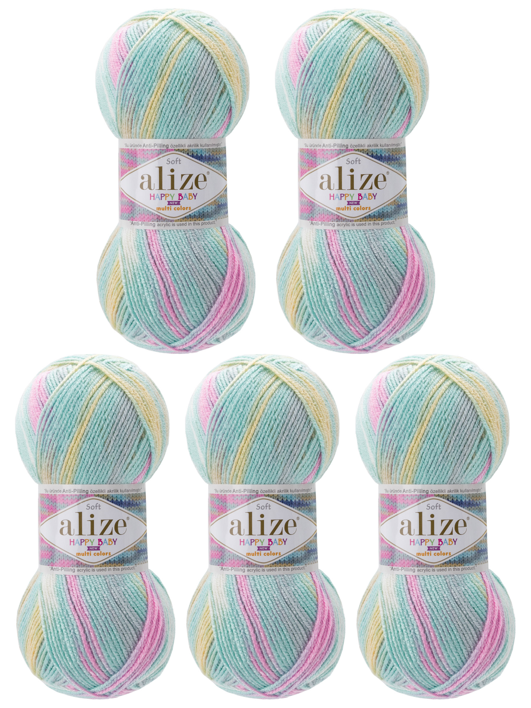 Пряжа для вязания Детская Alize 100г 320м 5шт - фото 6