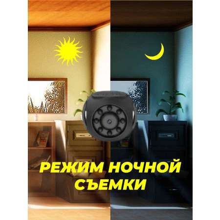 Скрытая мини камера SmartiNext wi-fi ip беспроводная для дома