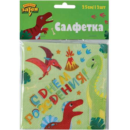 Бумажные салфетки Веселая затея 12 шт.