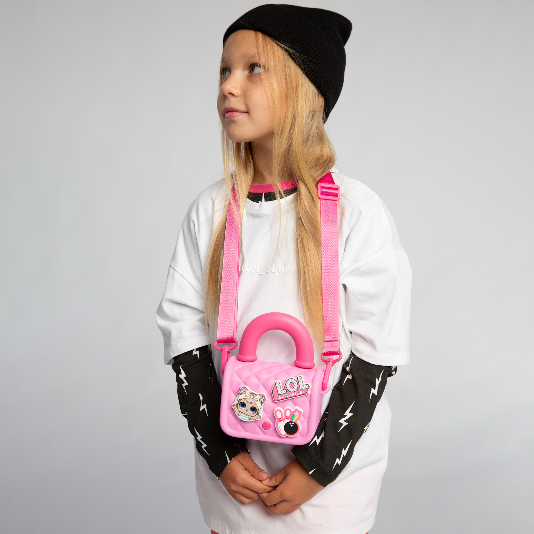 Сумка L.O.L. Surprise! розовая на кнопке + джиббитсы - фото 11
