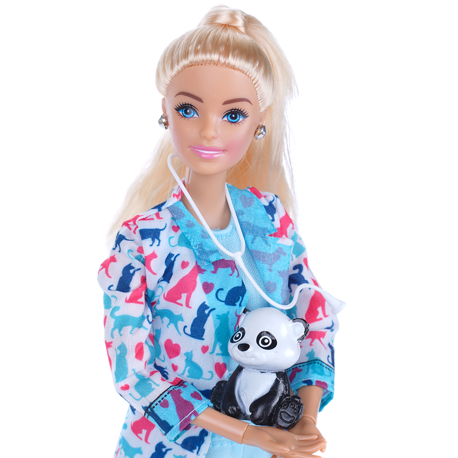 Кукла модельная Карапуз София Ветеринар высота 29 см 411535 - фото 4