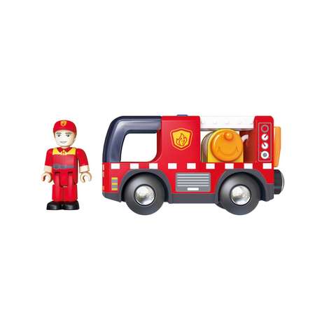 Пожарная машина Hape красный