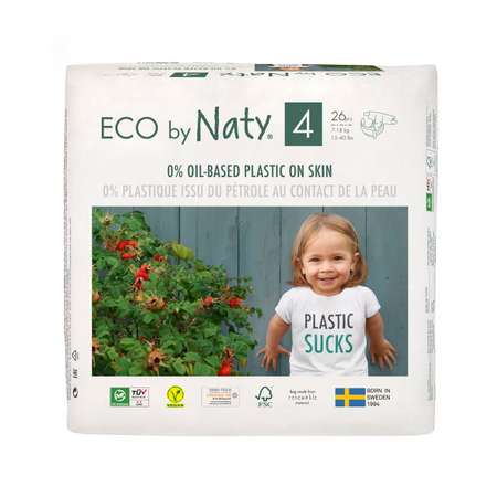 Подгузники Naty 4 26 шт.