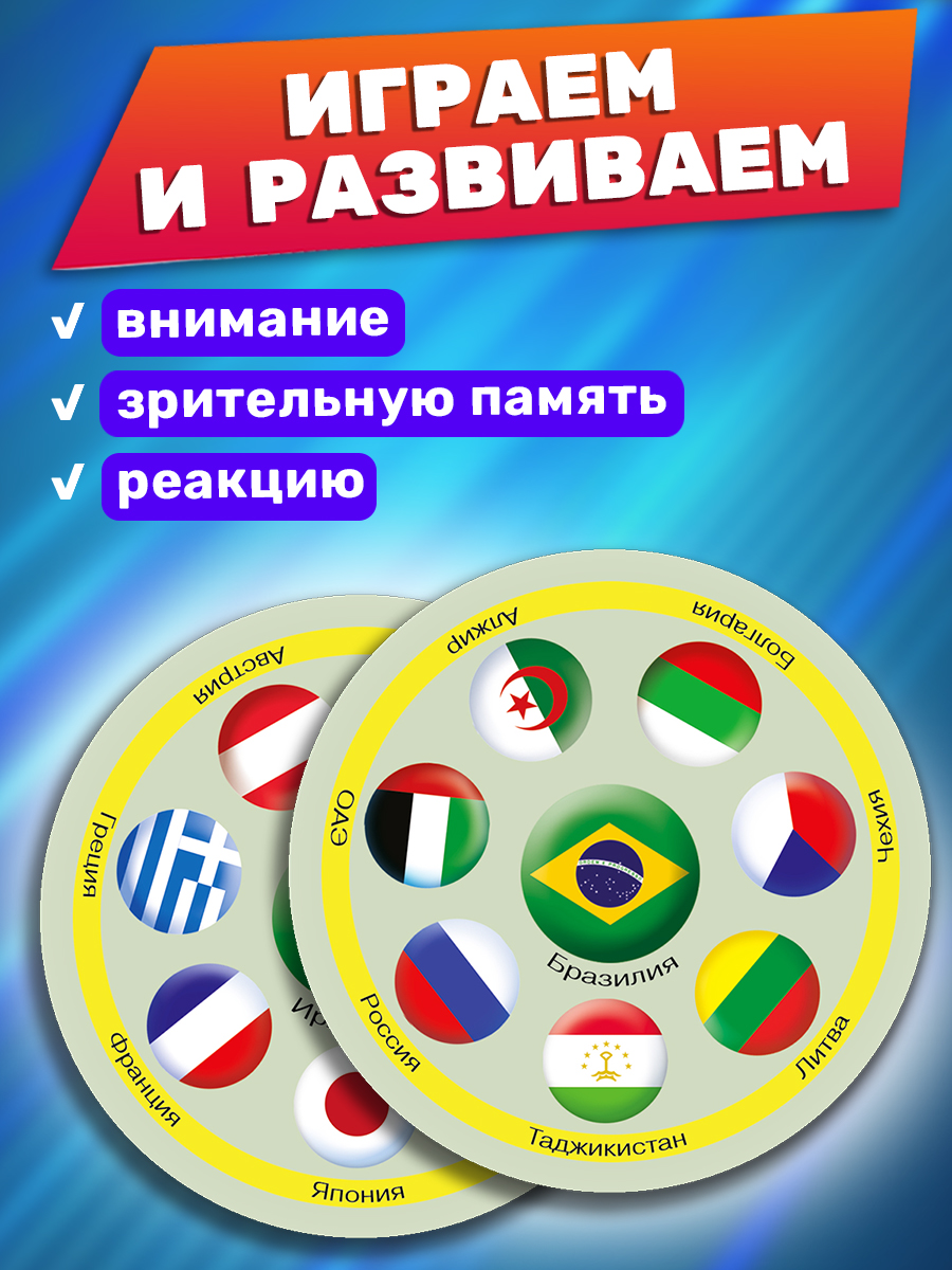 Настольная игра Айфолика Флаги - фото 6