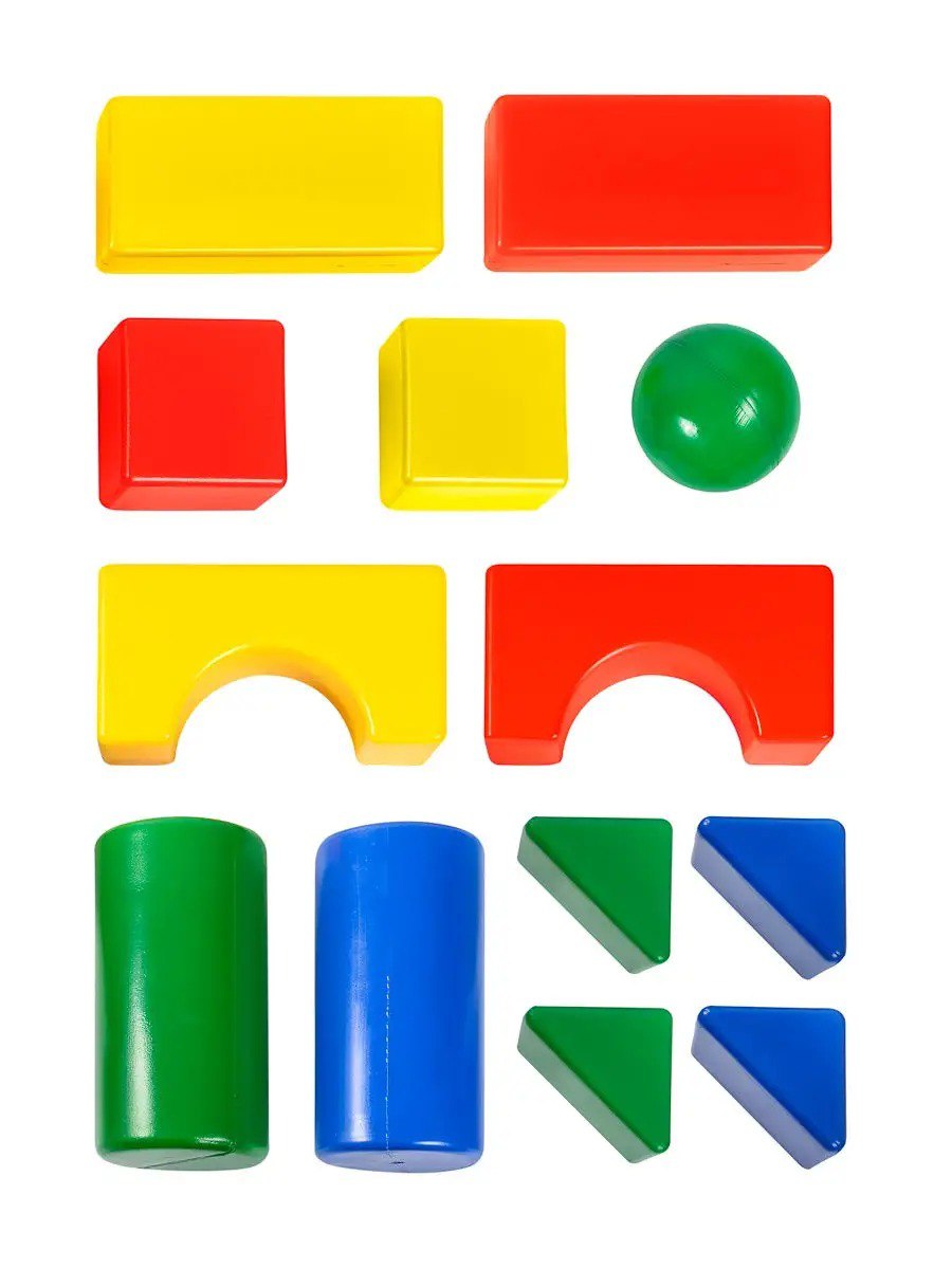 Игрушка Green Plast кубики Конструктор - фото 6