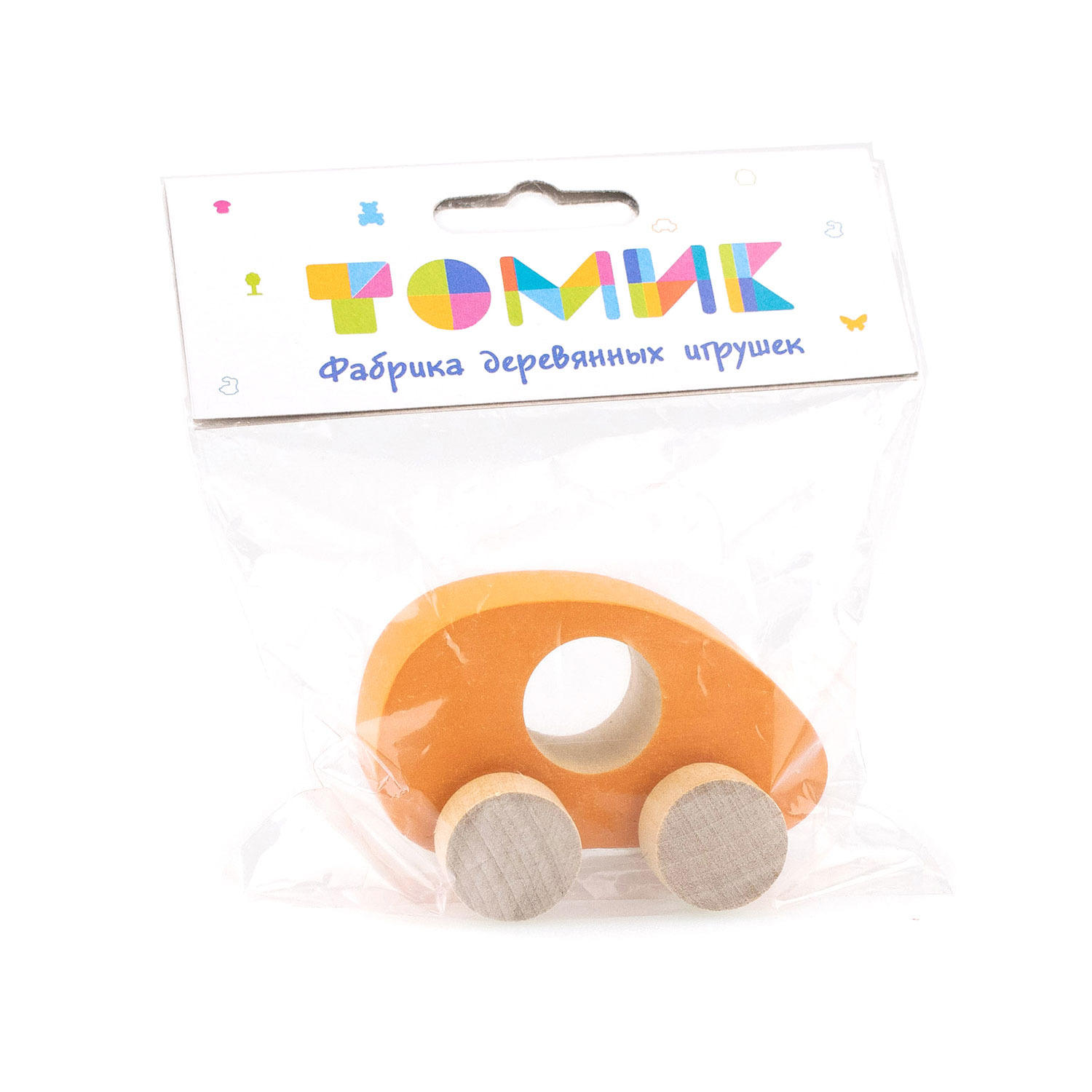 Игрушка Томик каталка Оранжевая - фото 7