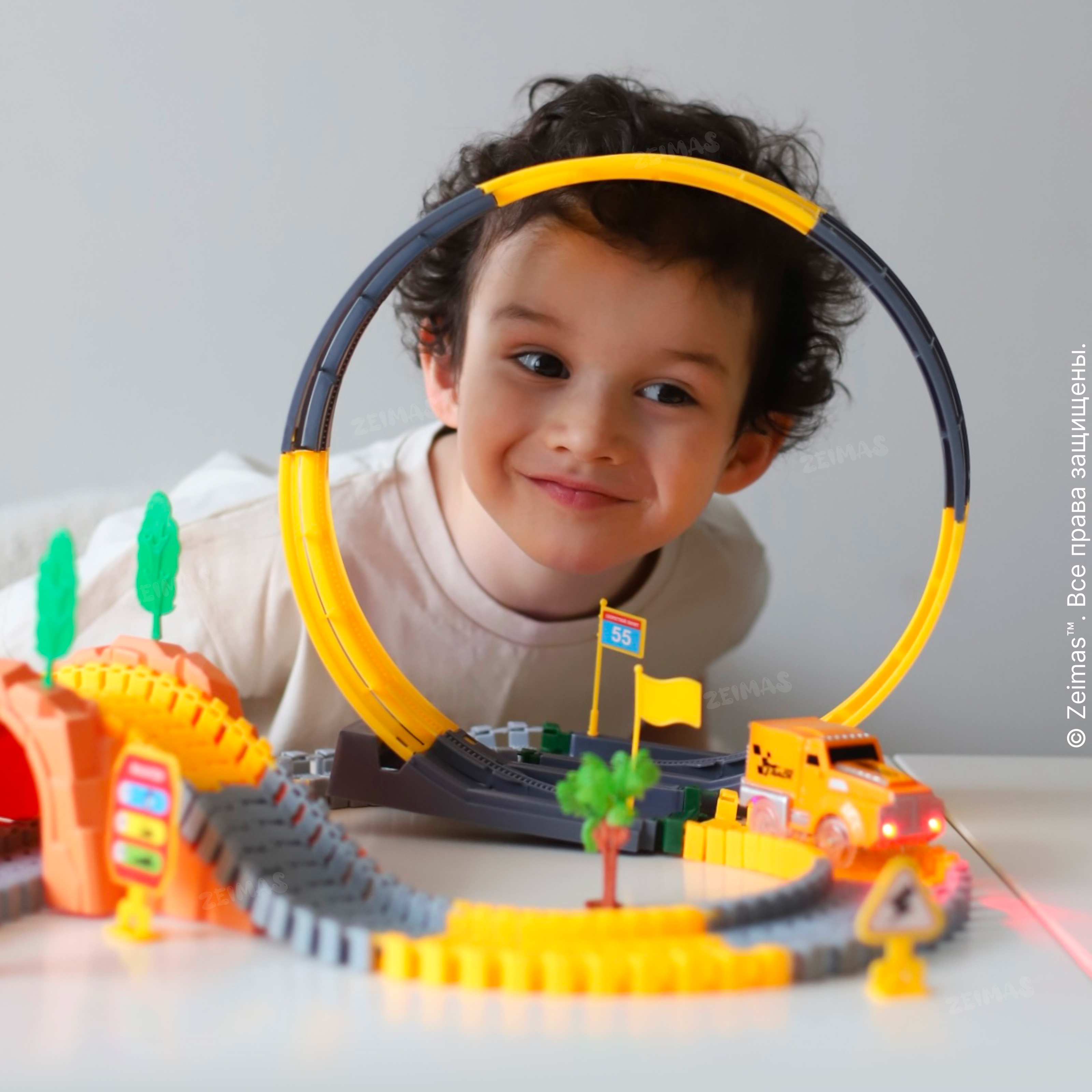 Конструктор Zeimas Экстремальный гонщик 181 дет. в ассортименте - фото 17