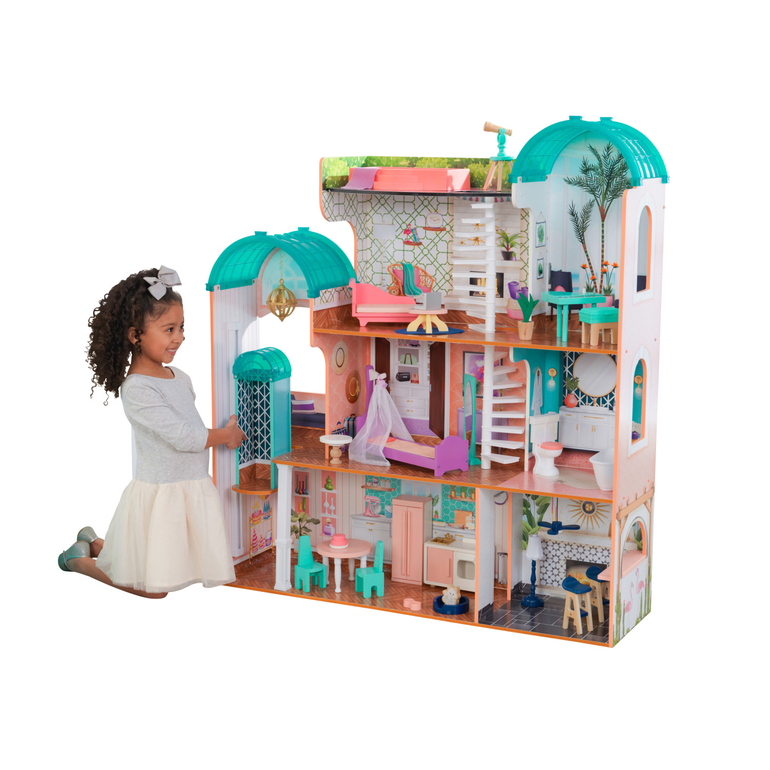 Домик для кукол KidKraft с мебелью 65986_KE - фото 12