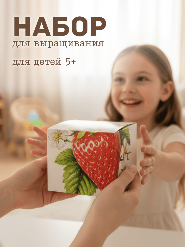 Набор ECOSEEDS клубника - фото 1