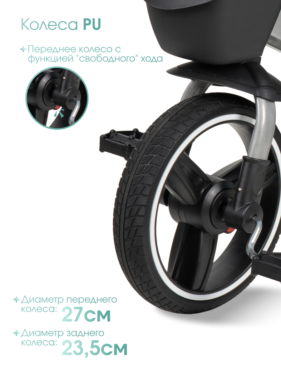 Трехколесный велосипед Farfello 10 дюймов - фото 5