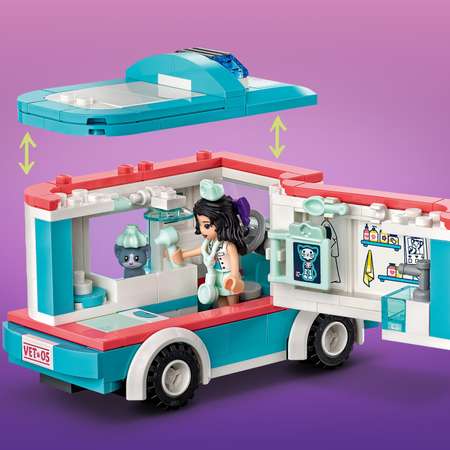 Конструктор LEGO Friends Машина ветеринарной помощи блочный
