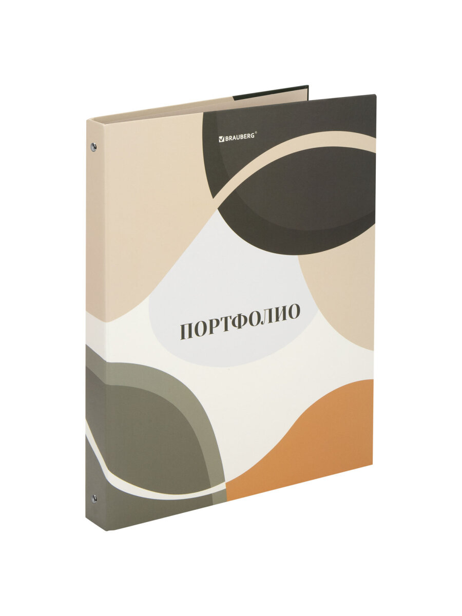 Портфолио школьника Brauberg папка А4 на кольцах 20 файлов для девочки и мальчика - фото 4