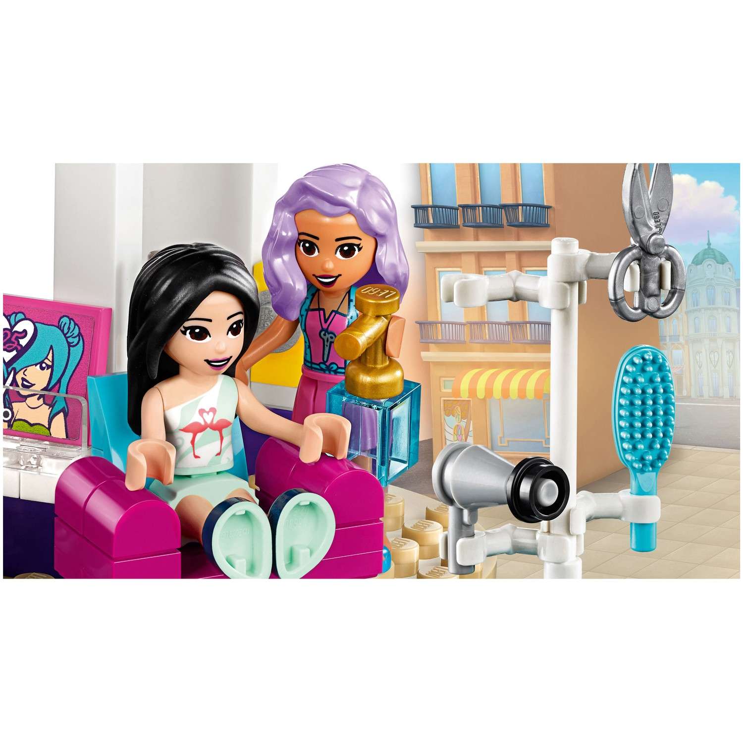 Конструктор LEGO Friends Парикмахерская Хартлейк Сити блочный - фото 14