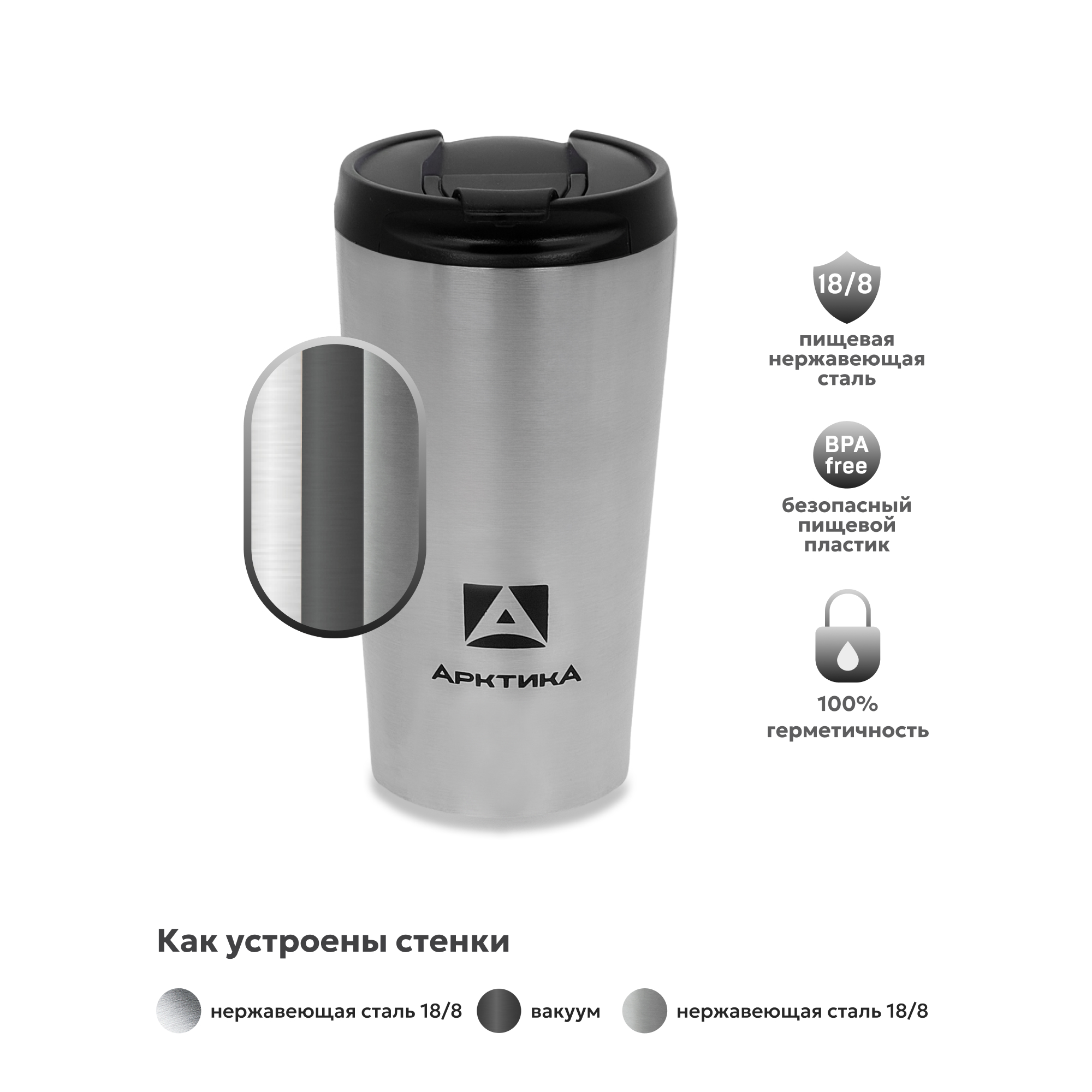 Термокружка Арктика 716-360 - фото 6