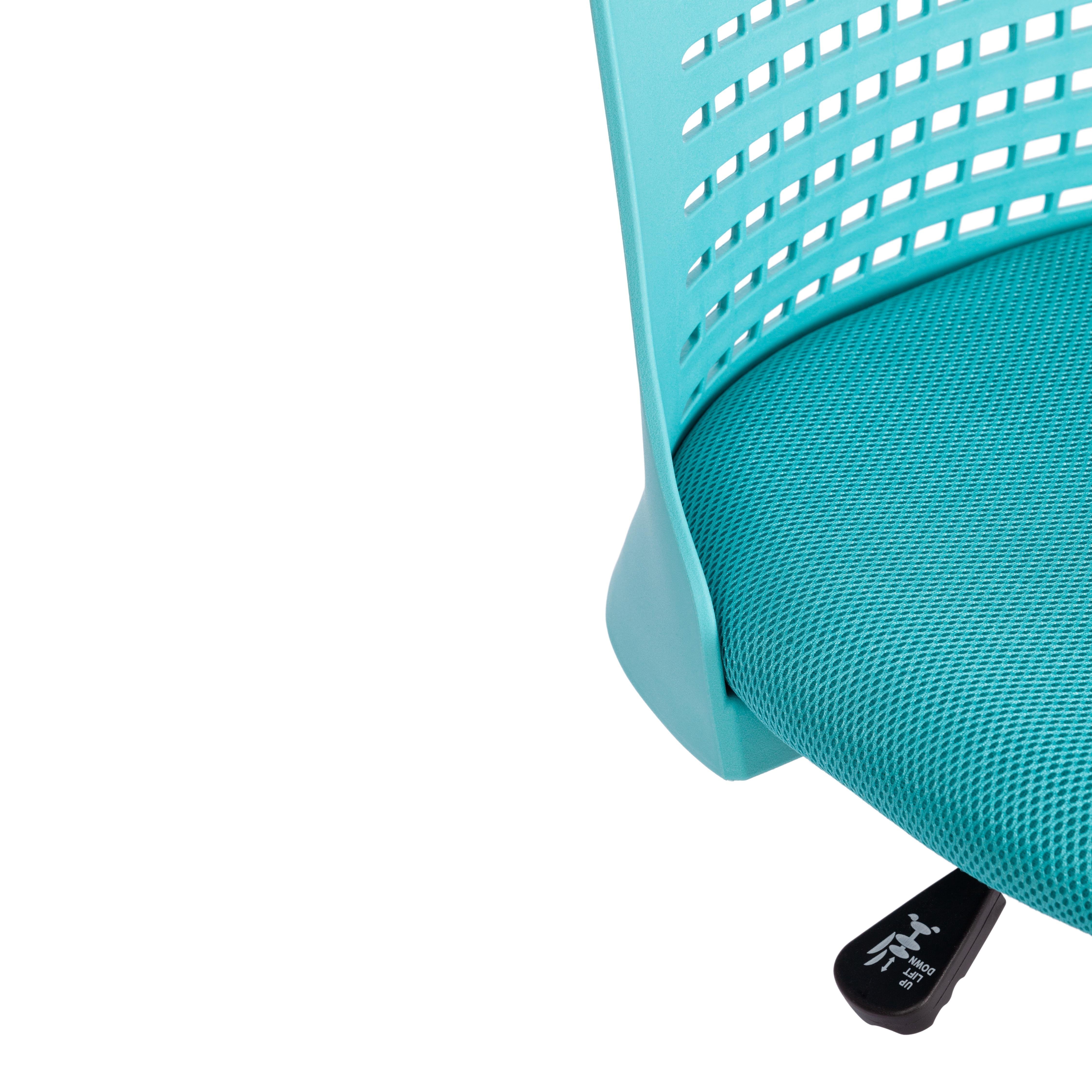 Компьютерное кресло TETCHAIR ткань, бирюзовый - фото 14