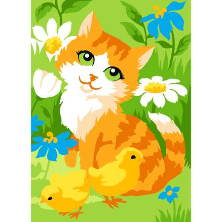 Картина по номерам Hobby Paint Рыжий котенок в ассортименте