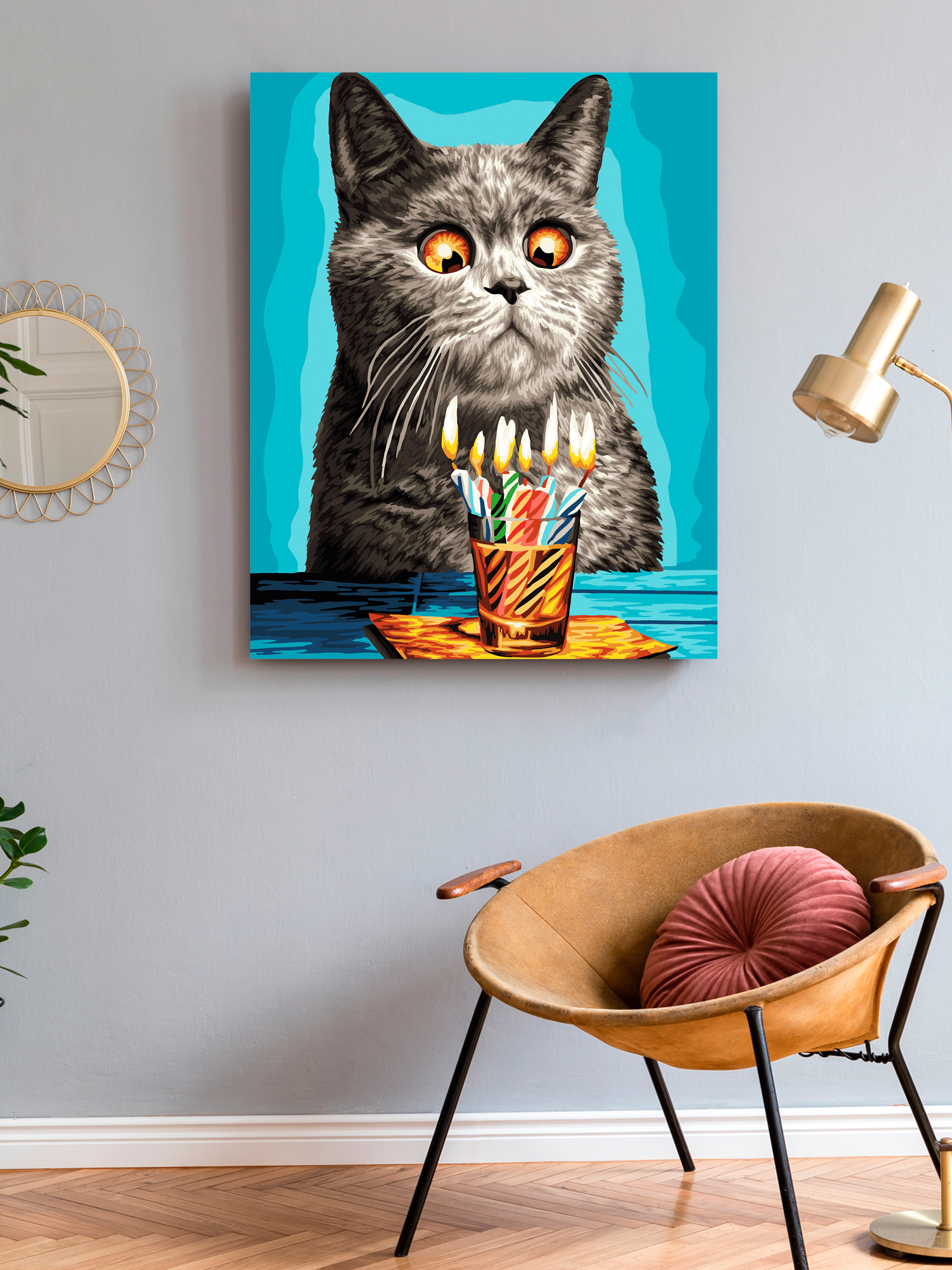 Картина по номерам Art on Canvas Happy birthday в ассортименте - фото 3