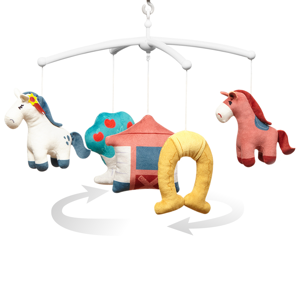 Мобиль Babyono Horses - фото 9