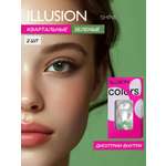 Контактные линзы ILLUSION colors shine green на 3 месяца -1.00/14/8.6 2 шт.