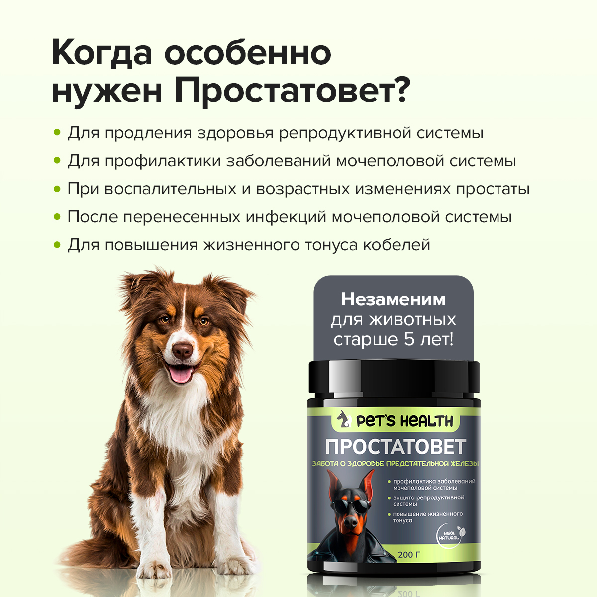 Кормовая добавка Pets health Простатовет для кобелей - фото 4