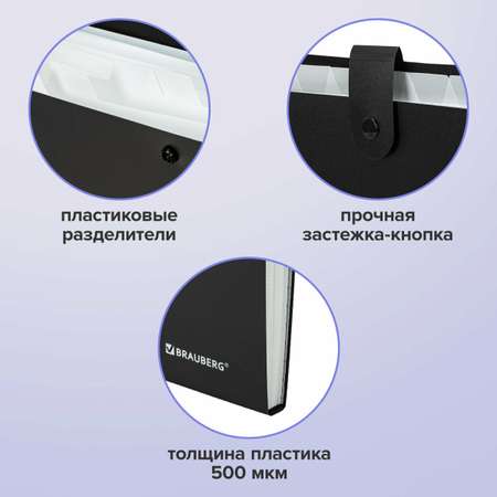 Папка-органайзер Brauberg А4