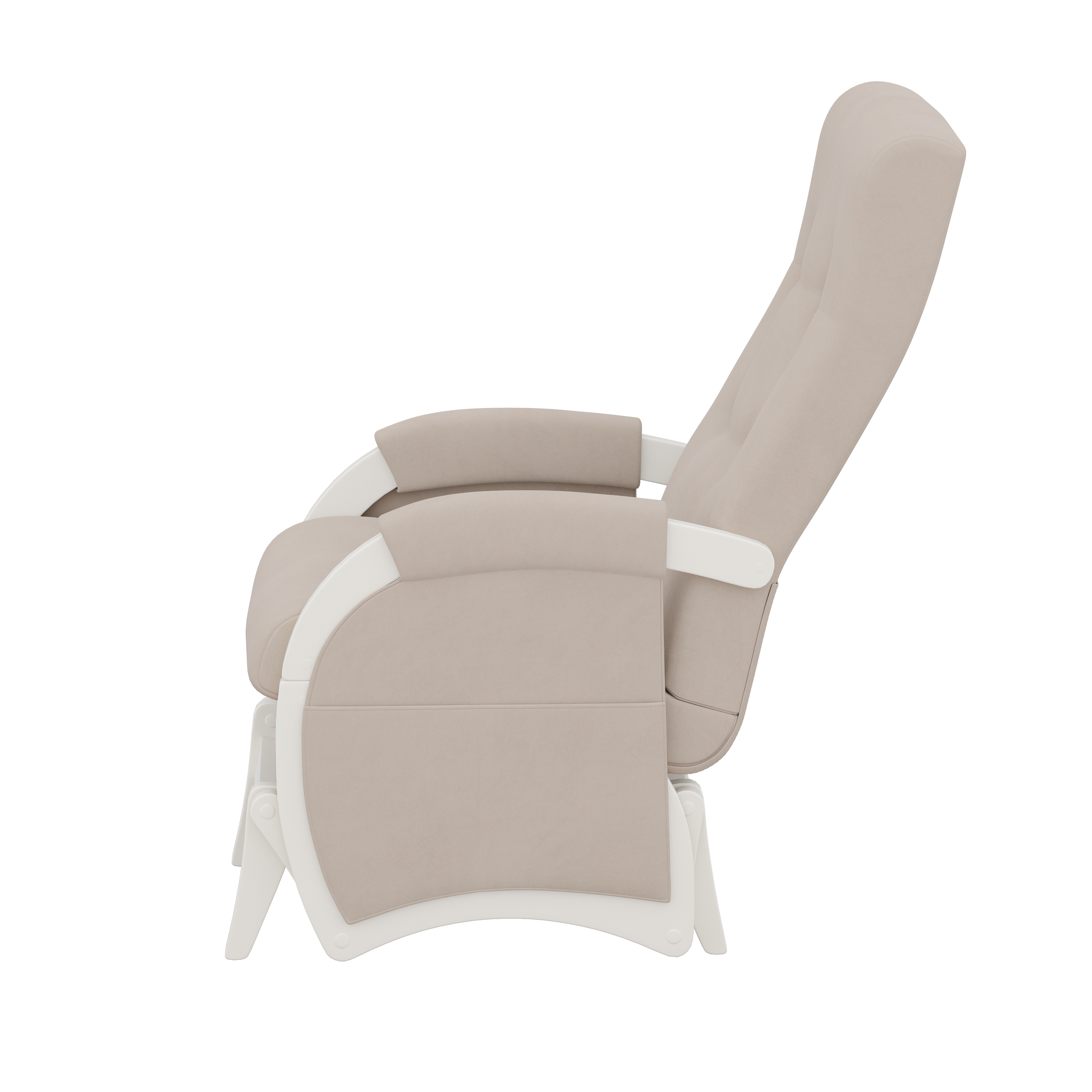 Кресло-качалка Leset Кресло для кормления Смайл Б02 бежевый - фото 3