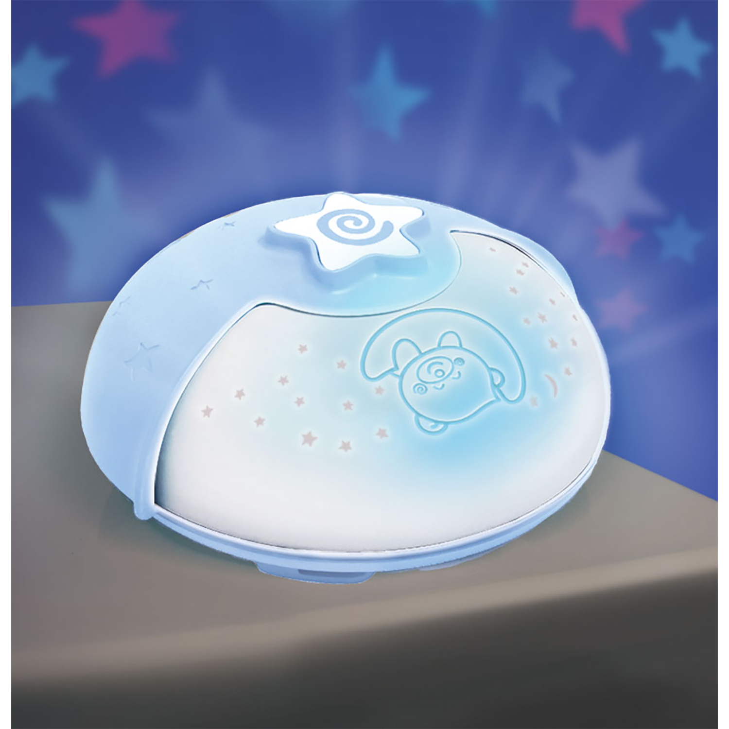 Игрушка ночник, проектор INFANTINO Ночник-проектор голубой - фото 7